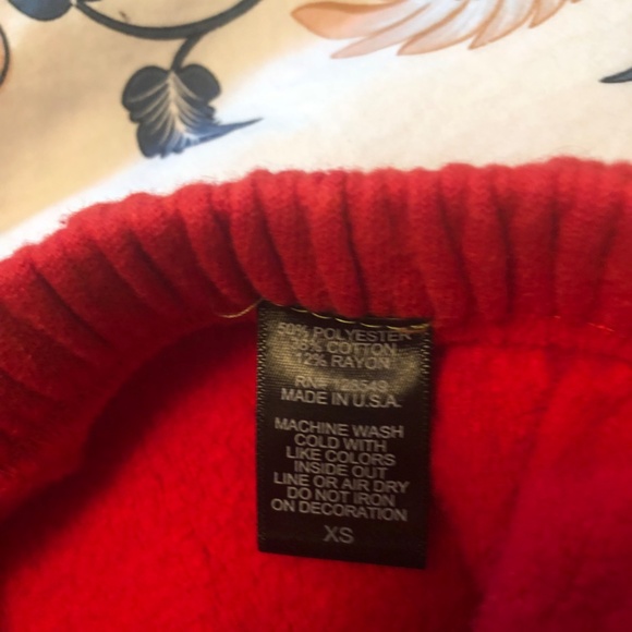 Authentic Aviator Nation sweatpants Red with smiley face - Picture 4 of 4